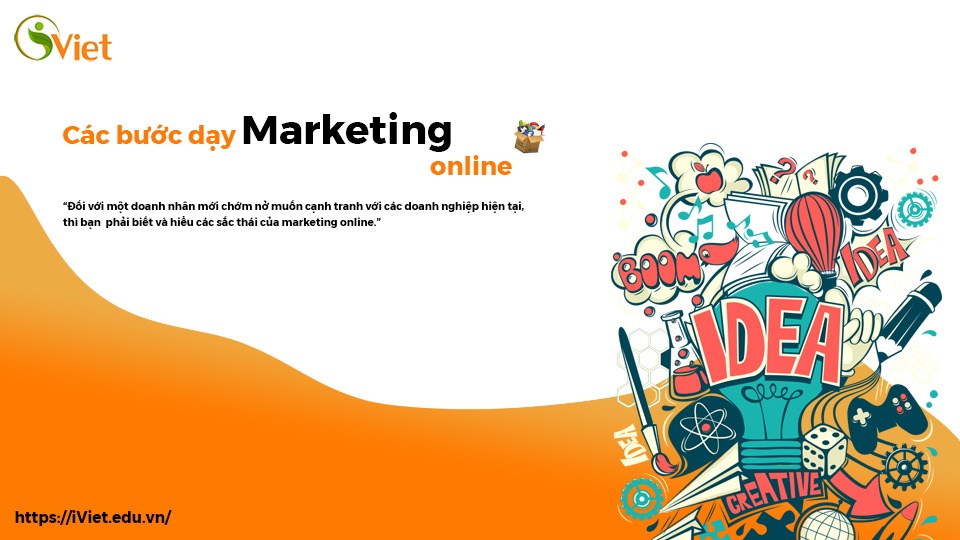 Các bước dạy marketing online